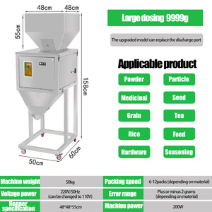 Máquina automática de conteo de sellado y llenado de bolsas de plástico pequeñas para alimentos, aperitivos, té, azúcar, componentes básicos PLC, Envasado de arroz - Product Image 5