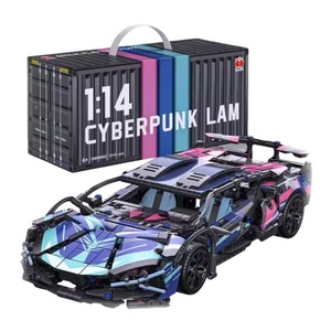 BlocX Unisex DIY oyuncak ve inşaat blok seti plastik RC Technich araba yapı kiti PC malzeme ile eğitim tuğla modeli - Product Image 2