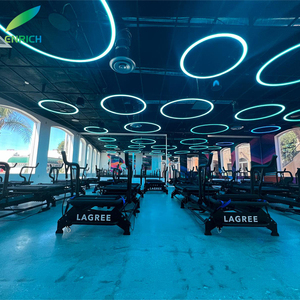 RGB DMX Control Aluminium LED Ring Pendel leuchte Einfache LED Profil Rund leuchte für Büro, Hotel, Geschäft - Product Image 3