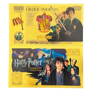 Quà lưu niệm mang về nhà Thế Giới Phù Thủy <span class=keywords><strong>Harry</strong></span> <span class=keywords><strong>Potter</strong></span> nhân vật kỷ niệm tiền giấy vàng cho quà tặng - Product Image 6