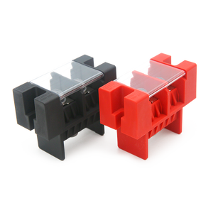 6 Terminal Battery Bus Bar 150A <strong>BusBar</strong> Red Black Power Distribution Terminal Block - Product Image 4