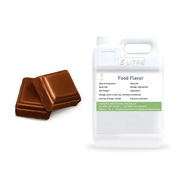 Polvo de Chocolate de grado alimenticio, suministro de fábrica de alta calidad, sabor a Chocolate líquido