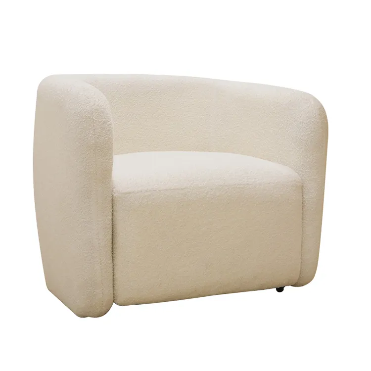 Moda a buon mercato interno minimalista premium di lusso in velluto tessuto sherpa divano ad angolo divano elegante divano per soggiorno