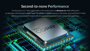12.2英寸地毯平板电脑视窗IP68英特尔I5 I7处理器内存8GB只读存储器128GB工业平板电脑视窗平板电脑地毯电脑 - Product Image 2