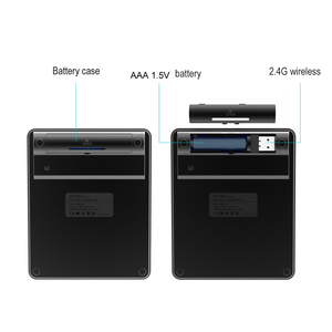 Miniteclado de tijera multifunción portátil, recargable, teclado con número, USB, BT, inalámbrico, 28 teclas, numérico, para Finanzas