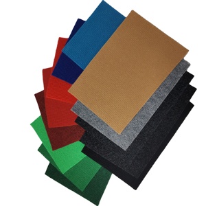 Naald Punch Polyester Outdoor Vilt Blauw En Wit Streep Tapijt <span class=keywords><strong>Foam</strong></span> Latex Backing Voor Evenementen Oosterse Tapijt Traptreden - Product Image 3