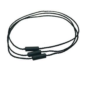 Cordón de nailon personalizado, accesorios de cuerda, cadena de bloqueo para colgar, Etiquetas tejidas para ropa