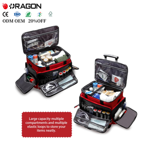 Ambulans çantası doktor hemşireler Emt <span class=keywords><strong>Cna</strong></span> RN boş ilk yardım çantası acil Medic rulo çanta için ilk yardım yanıtlayıcı