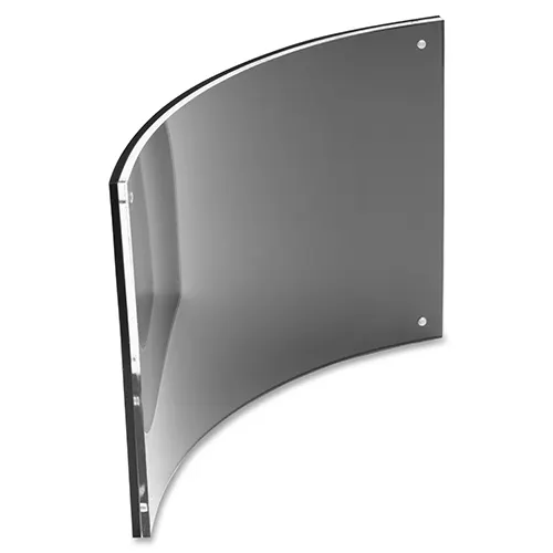 Cornici magnetiche acriliche Display curvo cornice magnetica curva trasparente cornice per foto in acrilico curvo 7x5 supporto per cartello in acrilico nero