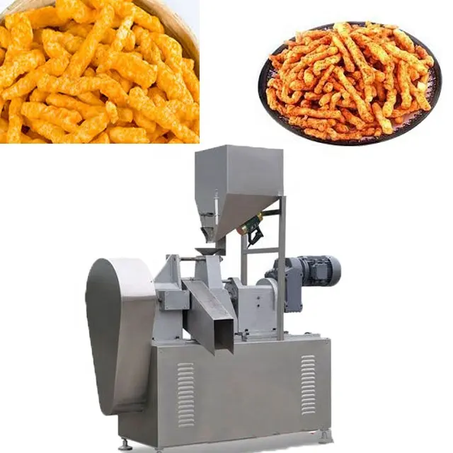 Jinan maíz aperitivos puff chips cheetos máquinas NikNaks línea de producción kurkure haciendo precio de la máquina