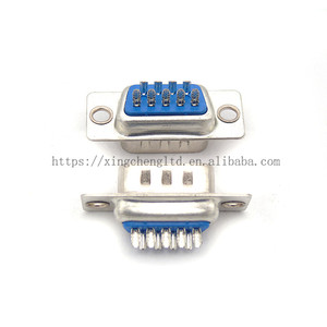 DB9 ชาย PCB Mount บันไดต่อพอร์ตประเภทเชื่อมต่อ RS232 9Pin 9P ปลั๊กอะแดปเตอร์สําหรับ PCB - Product Image 5