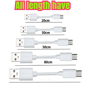Type <strong>C</strong> Cables 20CM 30cm 50cm 1m for Android Mobile Phone PVC Charging Pure Copper USB Type <strong>C</strong> Cable for Mp3 for Fans - Product Image 3