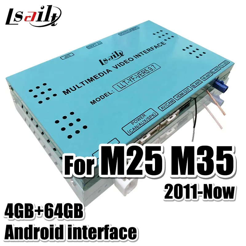 Lsailt Android 10 Multimedia Video Interface for Infiniti GPS navigation box for M37 M56 G25 QX70 Q60 2011 with Google Map