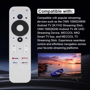 GoogletvダイレクトリモコンG9N9N GA01919/20プラスチックBluetooth用4K TVリモコン音声機能付き - Product Image 2