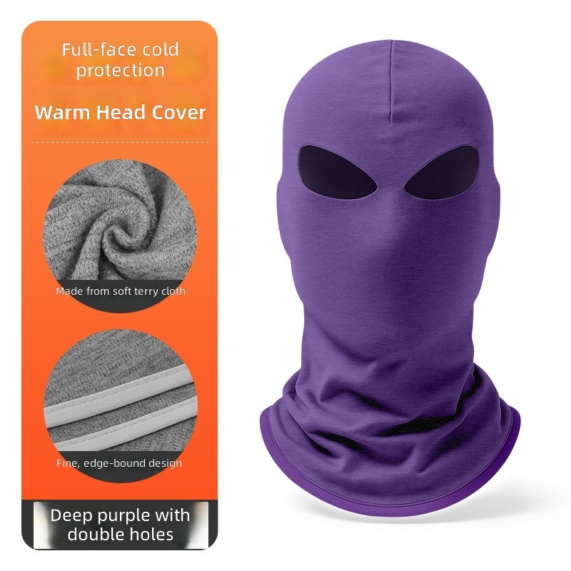 Modèle violet foncé à double trou