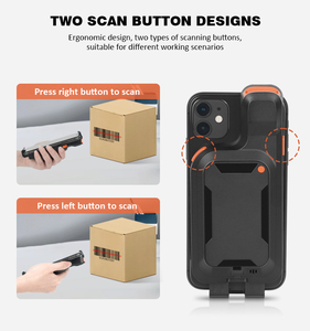 Wireless 2D QR <strong>Code</strong> Scanner with Back Clip Handheld Barcode <strong>Scanning</strong> for Phone IOS Android - Product Image 4