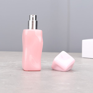 30ml benzersiz sevimli doldurulabilir cam boş parfüm ambalaj özel Atomizer renkli flakon vida boyun parfüm şişesi - Product Image 3
