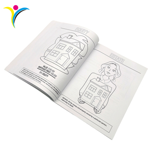 高质量的儿童平装教育活动书学习学校练习册印刷 - Product Image 4