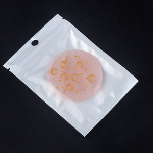 55MM Natural Quartz Plate Chakra Creative Disc Engraved <strong>Symbol</strong> of <strong>Tree</strong> of Life Moon and Stars Rose Crystal Energy Disc - Product Image 4