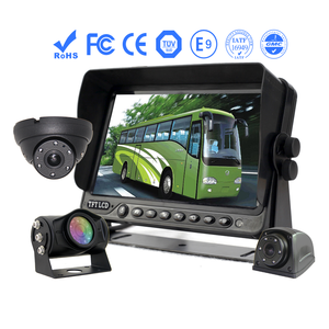 Monitor de autobús AHD de 9 pulgadas de fábrica ISO, Monitor de cámara de entrada de vídeo de 3 canales para Vista trasera de camión inversa - Product Image 2