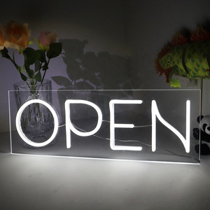 Open Close Sign Shop Open Hanging Business <strong>Lighting</strong> 24 Hours Neon Store Led Open Sign - Product Image 5