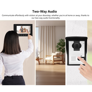 Gelişmiş güvenlik için zil sesi, kamera ve ekran Video giriş telefonu ile yüksek teknoloji Video interkom sistemi-Video Porteiro - Product Image 3