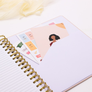 2025 stampa personalizzata B5 copertina rigida agenda quotidiana non datata/anno datata quaderno di diario con schede/divisori - Product Image 3