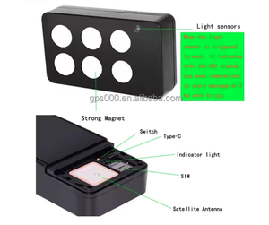 Rastreador GPS de 10000mAh Colocación de tablero de red 4G LTE Garantía de 1 año Compatible con PC Android IOS Seguimiento de aplicaciones usando LBS Beidou - Product Image 3