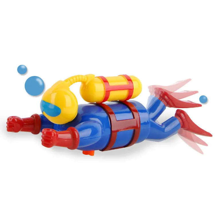 子供のダイビングおもちゃワインドアップダイバー人形面白い水水泳風呂遊ぶお風呂のおもちゃは2021年の赤ちゃんのお風呂のおもちゃ