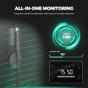 Humidificador grande Mars Hydro 15L para plantas con sensor ultrasónico de humedad y temperatura de niebla fría y control remoto - Product Image 5