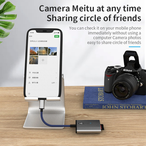 Nuovo arrivo 2 in 1 USB-C al lettore di schede di deviazione standard TF compatibile con il telefono di androide, Plug and Play - Product Image 3