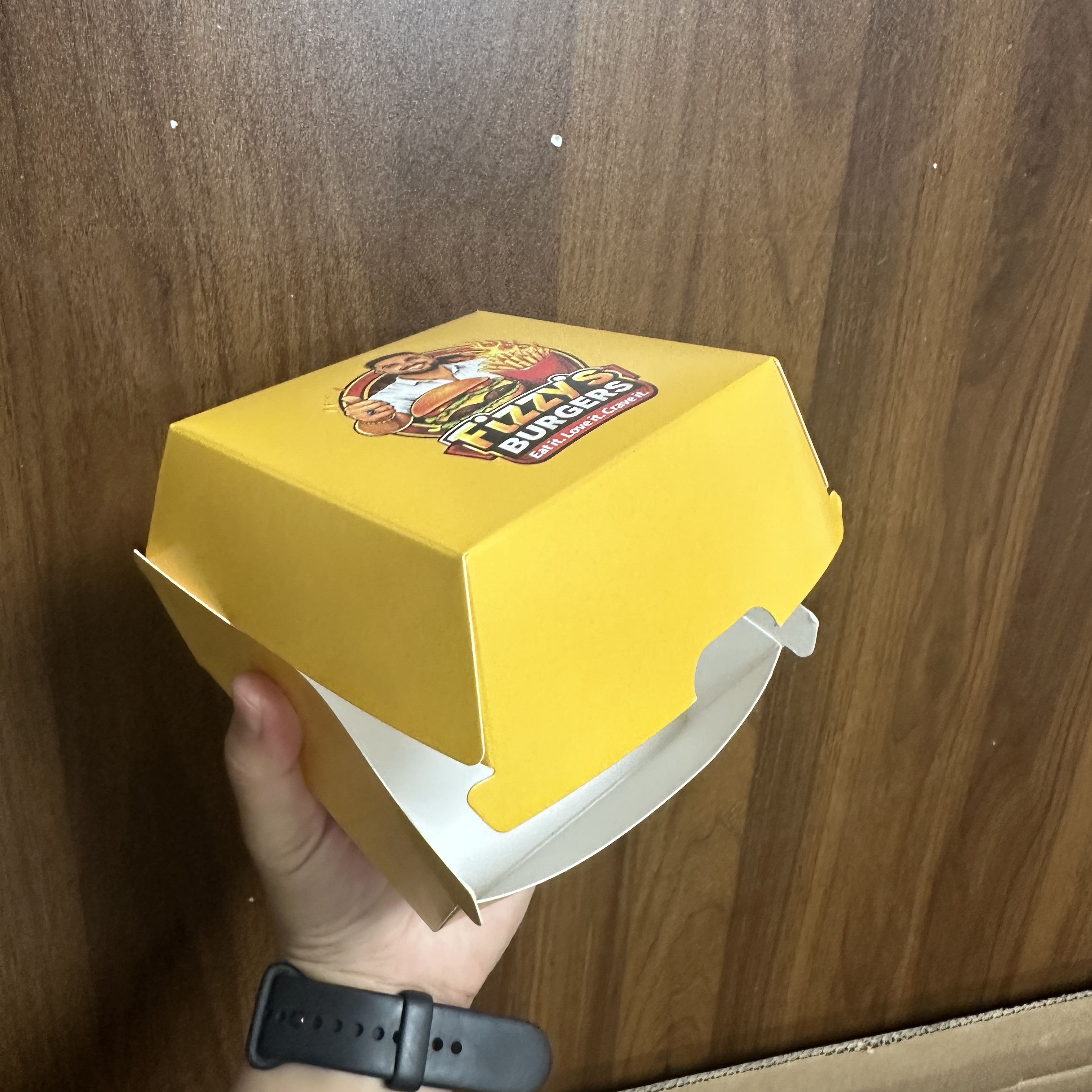 custom burger box