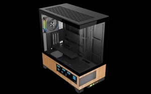 Cabina in legno ATX telaio giocatore di gioco RGB custodia da tavolo Full Tower PC Cabinet con schermo LCD - Product Image 6