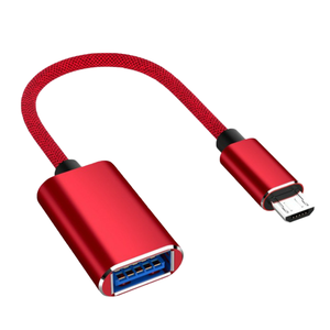 Metal Shell <strong>USB</strong> 3.0 AF to Micro <strong>USB</strong> OTG Converter Cable - Product Image 5