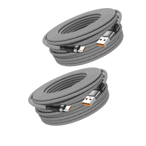 厂家直销尼龙编织电缆超长3M USB C电缆6A智能手机超快速充电USB扩展型C PD电缆 - Product Image 5
