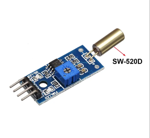 Módulo de Sensor de inclinación de ángulo, interruptor de bola de, microcontrolador, módulo de Sensor de interruptor de vibración
