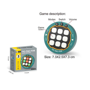Tic Tac Toe <strong>Game</strong> 3-in-<strong>1</strong> Handheld Puzzle <strong>Game</strong> Console Board <strong>Games</strong> for Kids and Adults