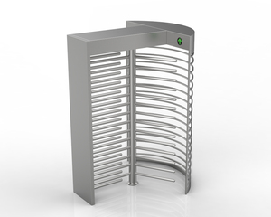 Einspuriges RFID-Karten zugriffs kontroll system mit Drehkreuzen-Sicherheits toren in voller Höhe - Product Image 2