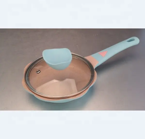 Individuelle Farbe Kochgeschirr Kochen Babymilch-Topf Guss Aluminium Induktion Soßenpfanne mit Deckel