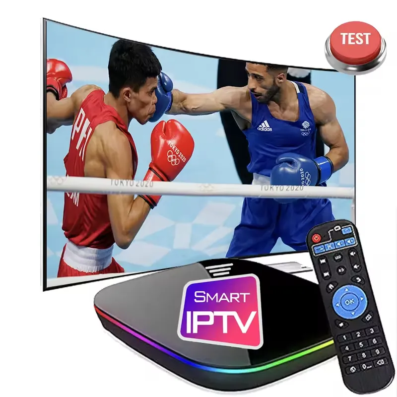 TV Box kostenloser Test USA Kanada Arabisch Wiederverkäuferpanel Kanada Deutsch Türkei Vereinigtes Königreich Portugal Italien Niederlande Belgien Polen IPTV Smart Box