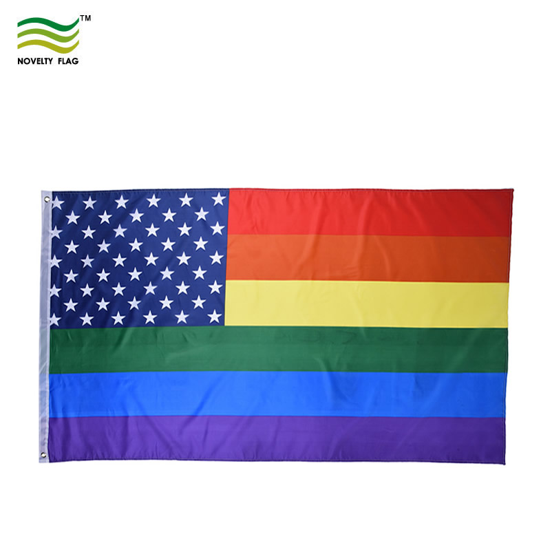 Banderas del arco iris de los EEUU
