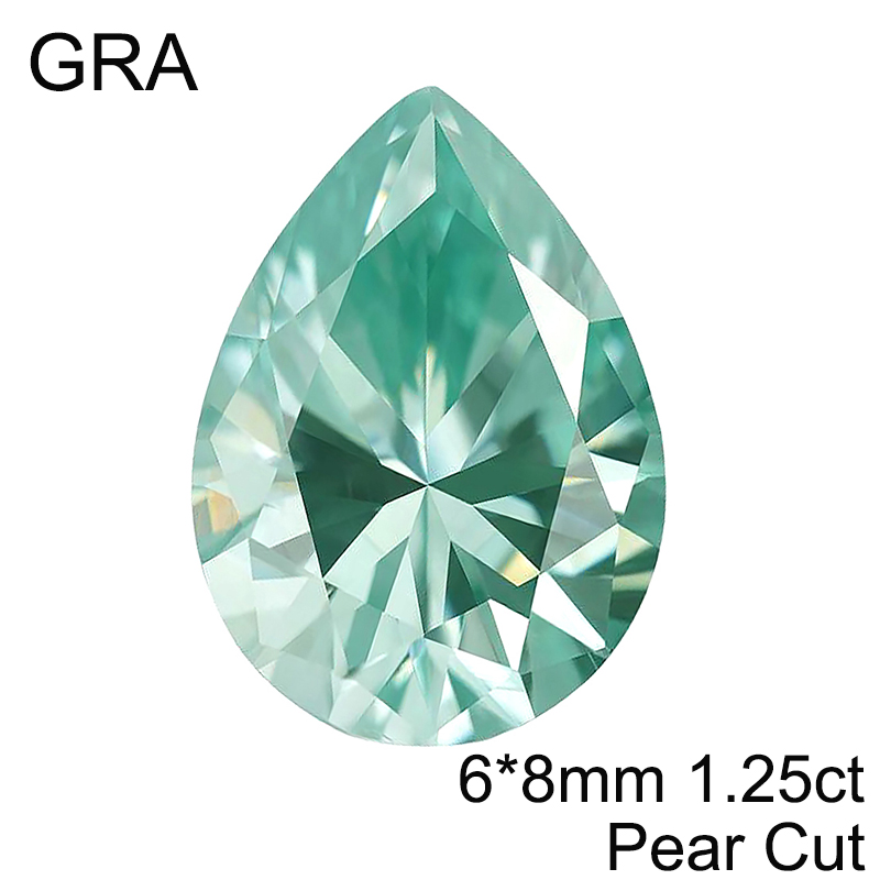 Pear 6x8mm 1.25ct