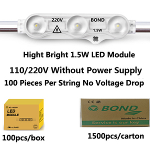 โมดูลนำแสง1.5W โมดูลนำ110/220V 170องศา