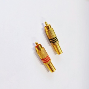 RCA公插头音频和视频扬声器公插头监控连接器 - Product Image 3
