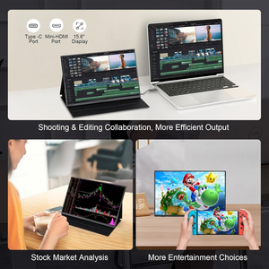 15.6 '' Laptop Screen Extender Portable <strong>Monitor</strong> Touch Screen USB C <strong>Output</strong> for Laptop Smartphone PC FHD IPS Lcd Panel - Product Image 6