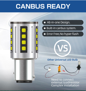S2 3838 cips 12V araba dönüş sinyal ışığı geri dur işık Canbus ile 3156 7440 Cars 1156 olmayan Hyperflash arabalar için LED ampuller - Product Image 6