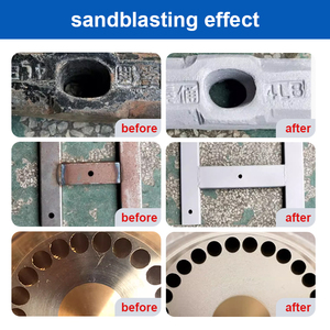 220V Manual <strong>Wet</strong> Liquid <strong>Blast</strong> Cabinet Sandblasting Blaster with Dust Collector and Cleaning System - Product Image 6
