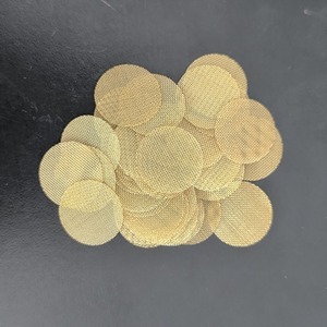 Werksverkauf edelstahl-Filternetz runder goldener Hookah-Filter 60-Gitter-Verbrennungsschlitz Dichtung