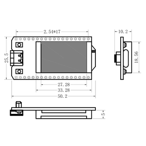 WiFi LoRa 32 V3 928MHz 0,96 \ "SX1262 Transceiver-Modul-Tool BLE Esp32-Entwicklungsplatine für Arduino Consumer Electronics