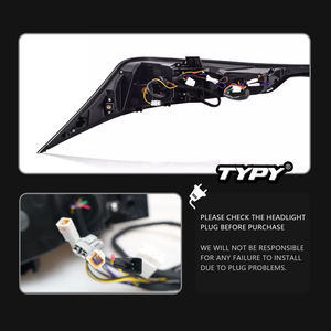 TYPY uygulanabilir Lexus, arka lamba tertibatı ile modifiye edilmiş LED çalışma lambaları su akış direksiyon lambası fren 2013-2019 - Product Image 5